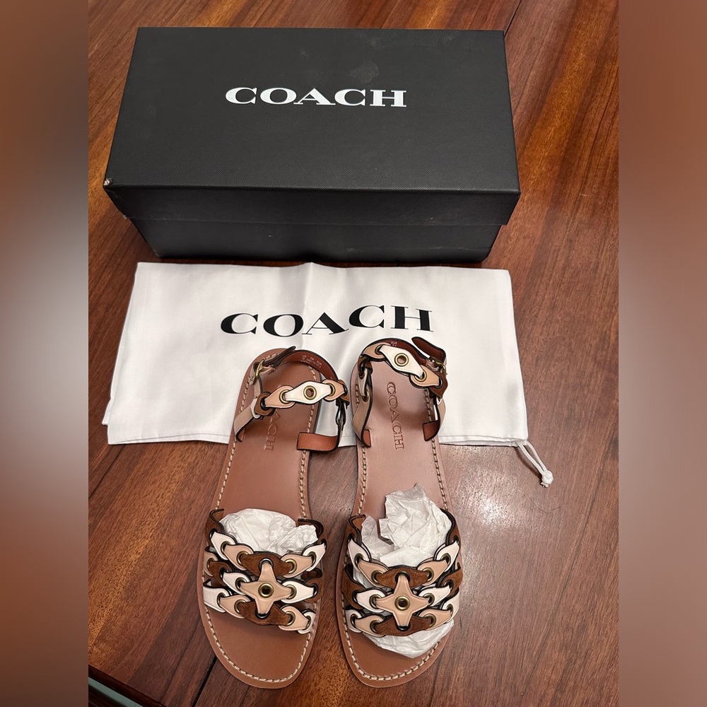 Coach Sandals Size 7, NWT